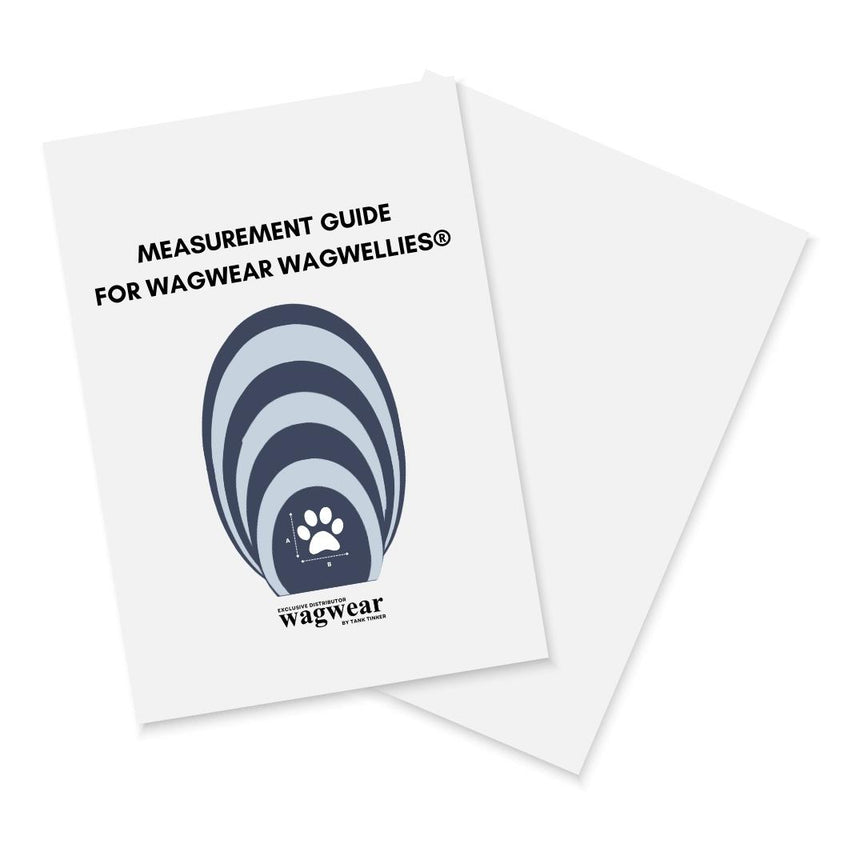 แผ่นวัดเท้า (ฟรี) Measurement Guide for wagwear WagWellies – TANK TINKER