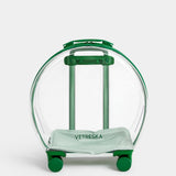 Bubble Pet Carrier (Green & Transparent) - TANK TINKER