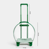 Bubble Pet Carrier (Green & Transparent) - TANK TINKER