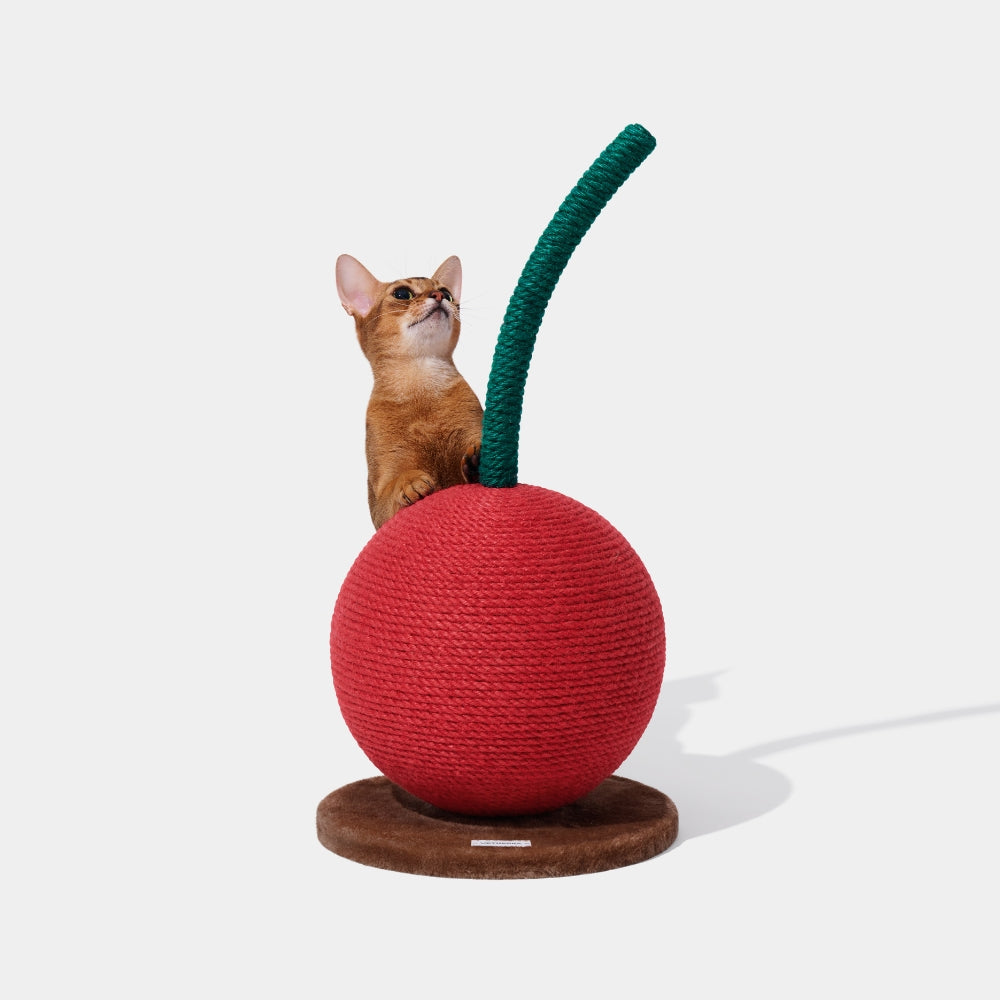 Cherry Cat Scratching Ball - TANK TINKER