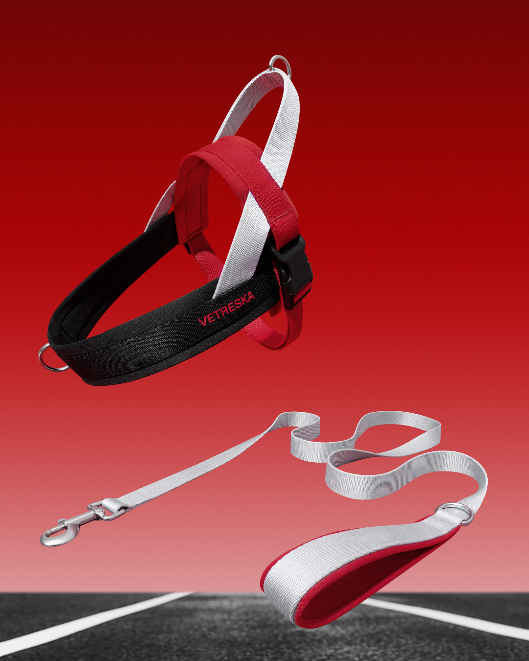 Ollie Bearman Circuit Collection - Quick Fit Pet Harness & Leash Set - TANK TINKER
