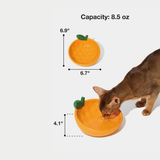 Tangerine Ceramic Pet Bowl - TANK TINKER