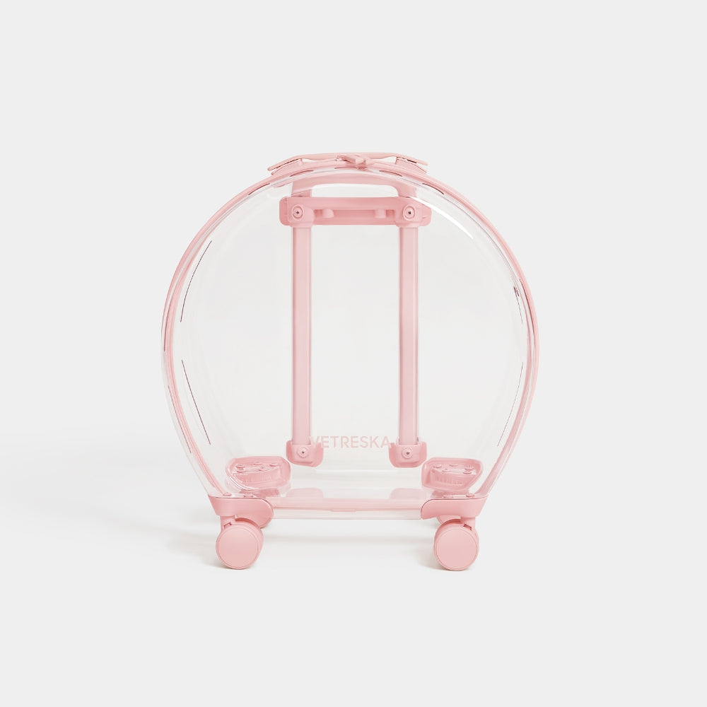 Bubble Pet Carrier (Pink & Transparent) - TANK TINKER