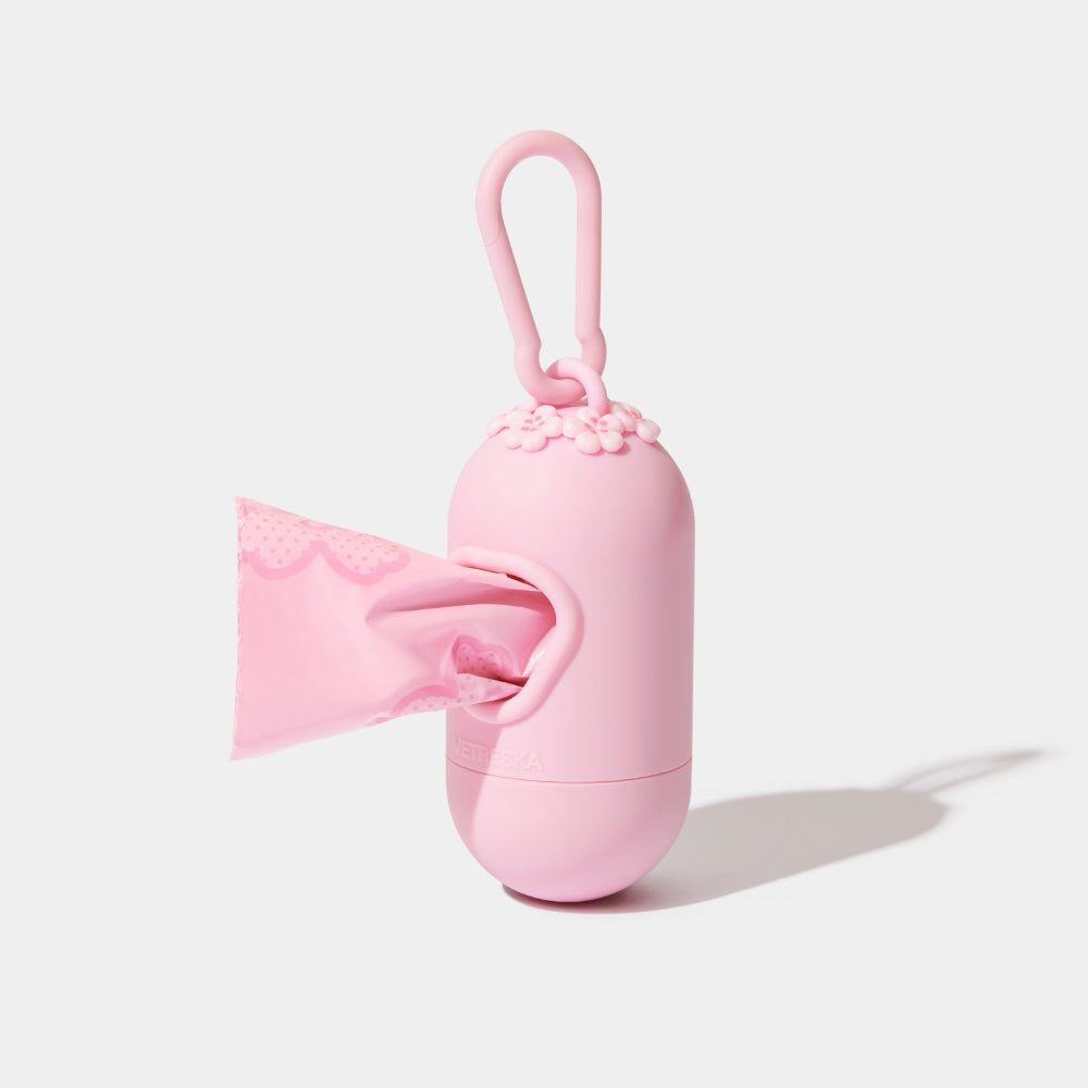 Cherry Blossom Poop Bags & Dispenser - TANK TINKER