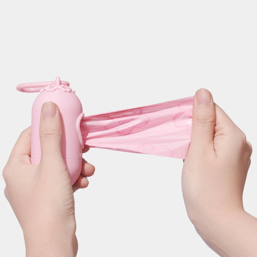 Cherry Blossom Poop Bags & Dispenser - TANK TINKER