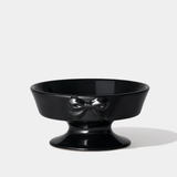Bow de Noir Ceramic Pet Bowl - TANK TINKER