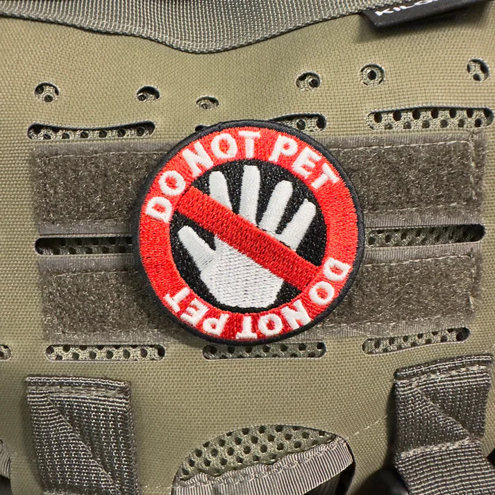 STOP DO NOT PET - Morale Patch - TANK TINKER