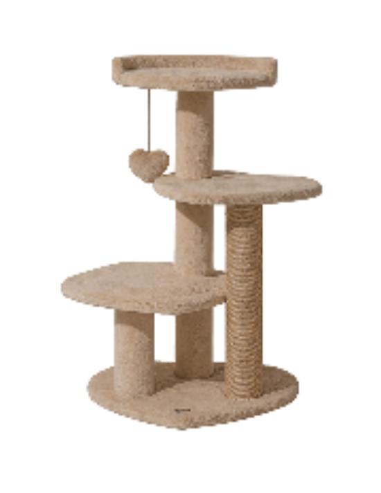 Hearts & Hues Cat Climber - 4 Platform - TANK TINKER