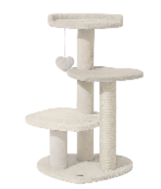 Hearts & Hues Cat Climber - 4 Platform - TANK TINKER
