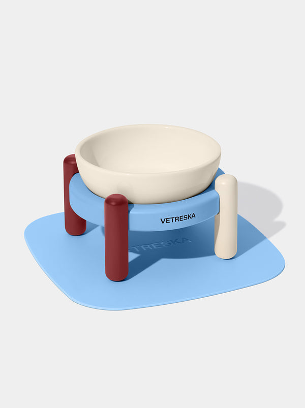 Mist and Merlot Pet Bowl & Mat Set - TANK TINKER