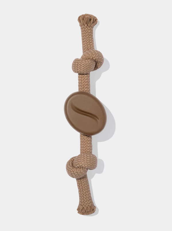 Coffee Playful Charm Knot Rope Toy - TANK TINKER