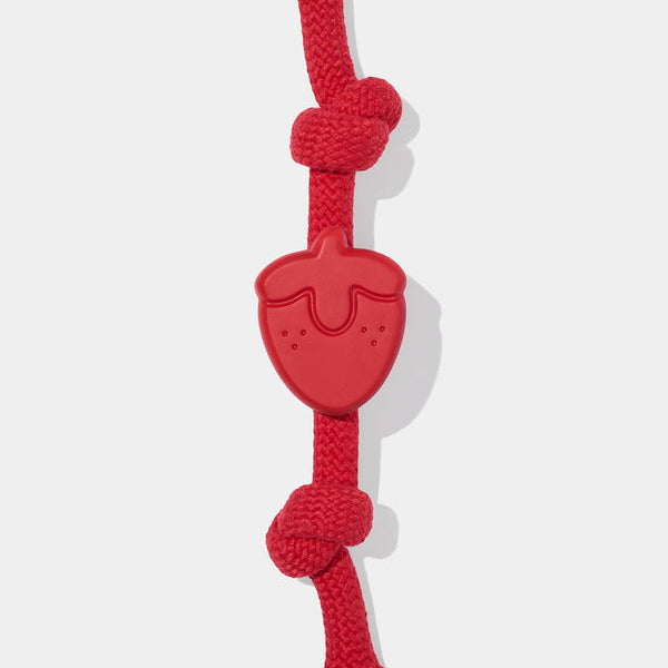 Strawberry Playful Charm Knot Rope Toy - TANK TINKER