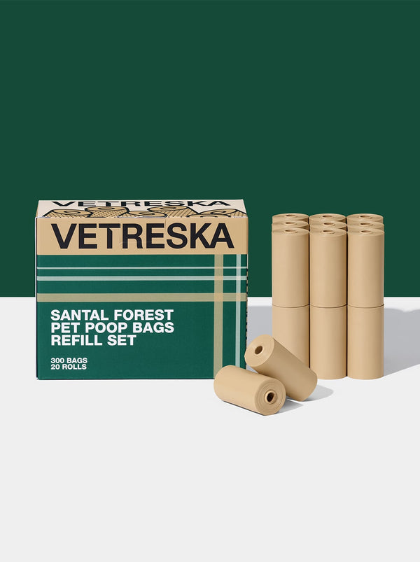 Santal Forest Pet Poop Bag & Dispenser - TANK TINKER