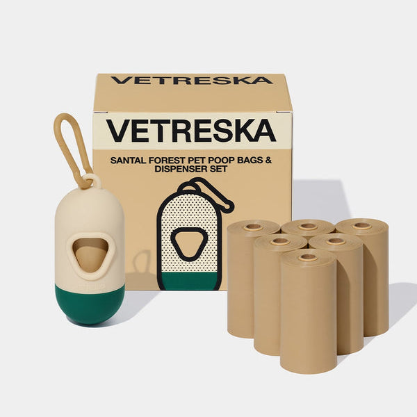 Santal Forest Pet Poop Bag & Dispenser - TANK TINKER