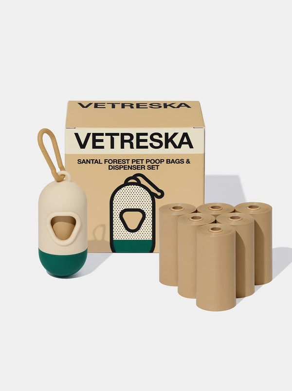 Santal Forest Pet Poop Bag & Dispenser - TANK TINKER