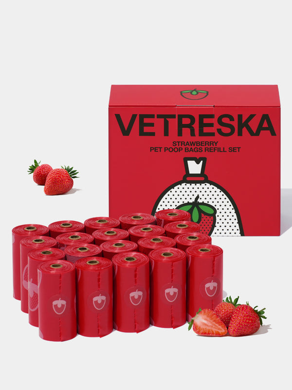 Strawberry Poop Bag & Dispenser - TANK TINKER