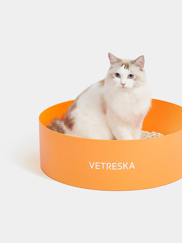 Tangerine Cat Litter Box - TANK TINKER
