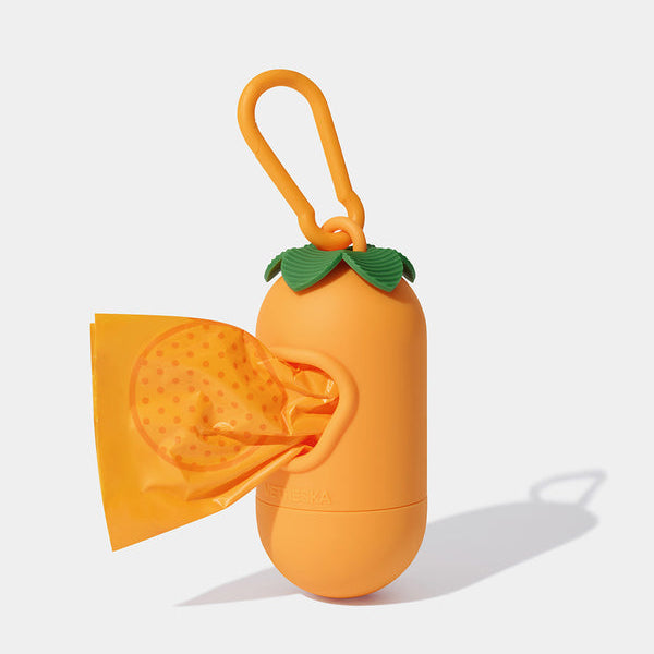 Tangerine Poop Bag & Dispenser - TANK TINKER