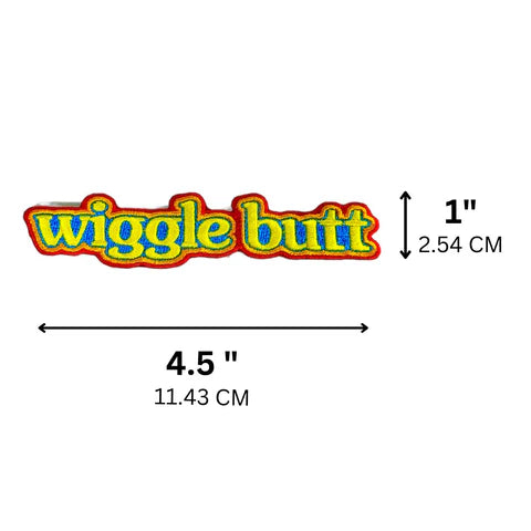 Wiggle Butt Embroidered Morale Patch - TANK TINKER