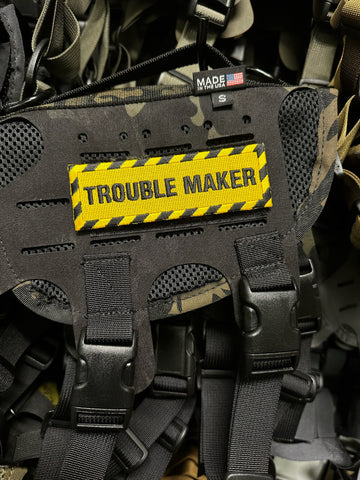 Trouble Maker Embroidered Morale Patch - TANK TINKER