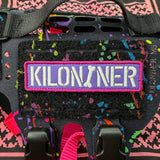 KILONINER STENCIL PINK PURPLE - Morale Patch - TANK TINKER