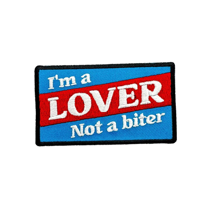 I'M A LOVER NOT A BITER - Morale Patch - TANK TINKER