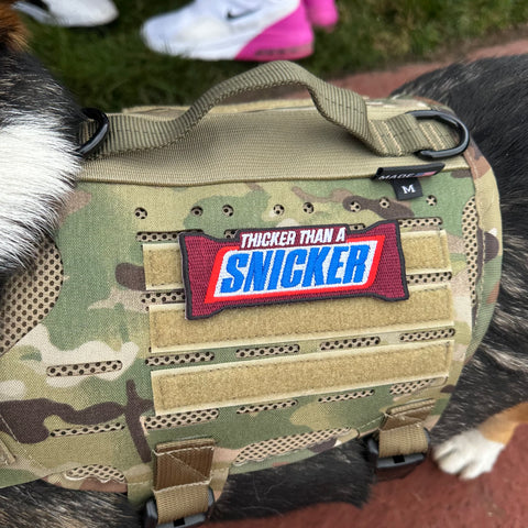 Thicker Than A Snicker Morale Patch - TANK TINKER